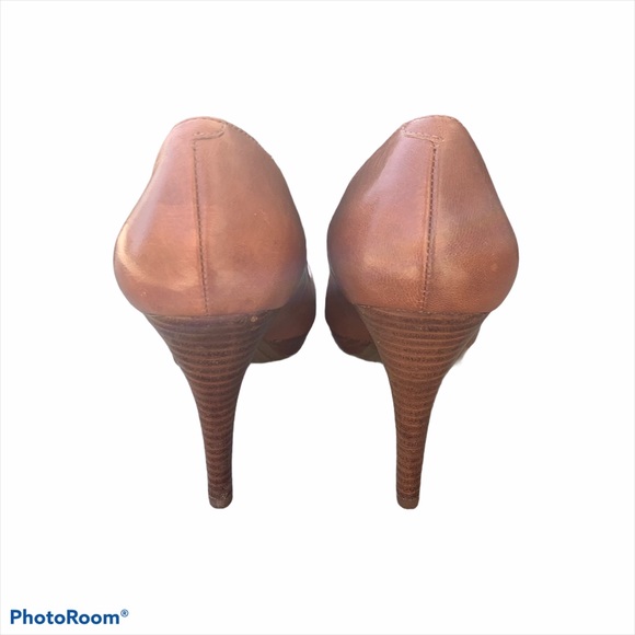 Marc Fisher Tan Platform Heels size 8.5 - Picture 3 of 5